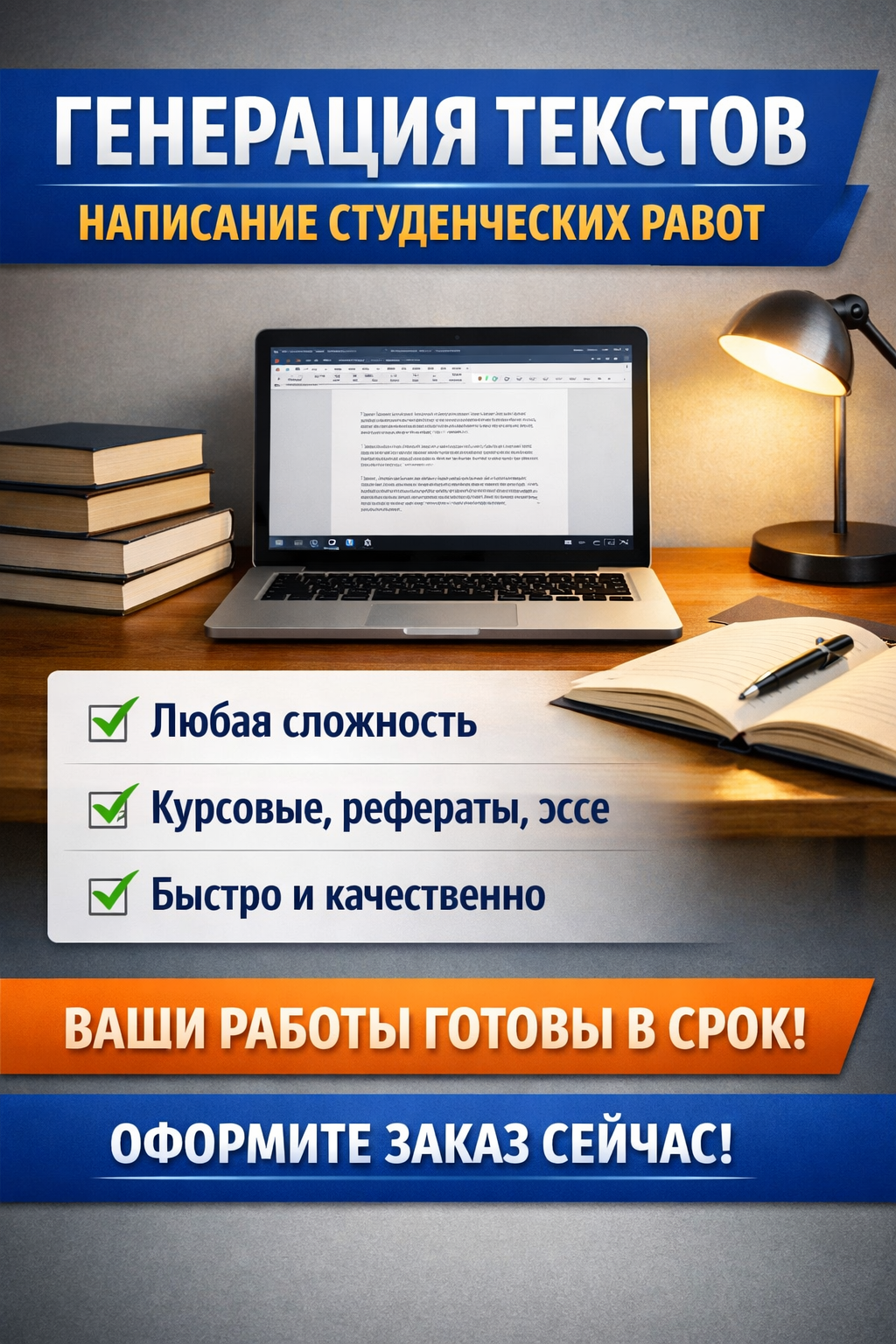 Генерация текстов ИИ