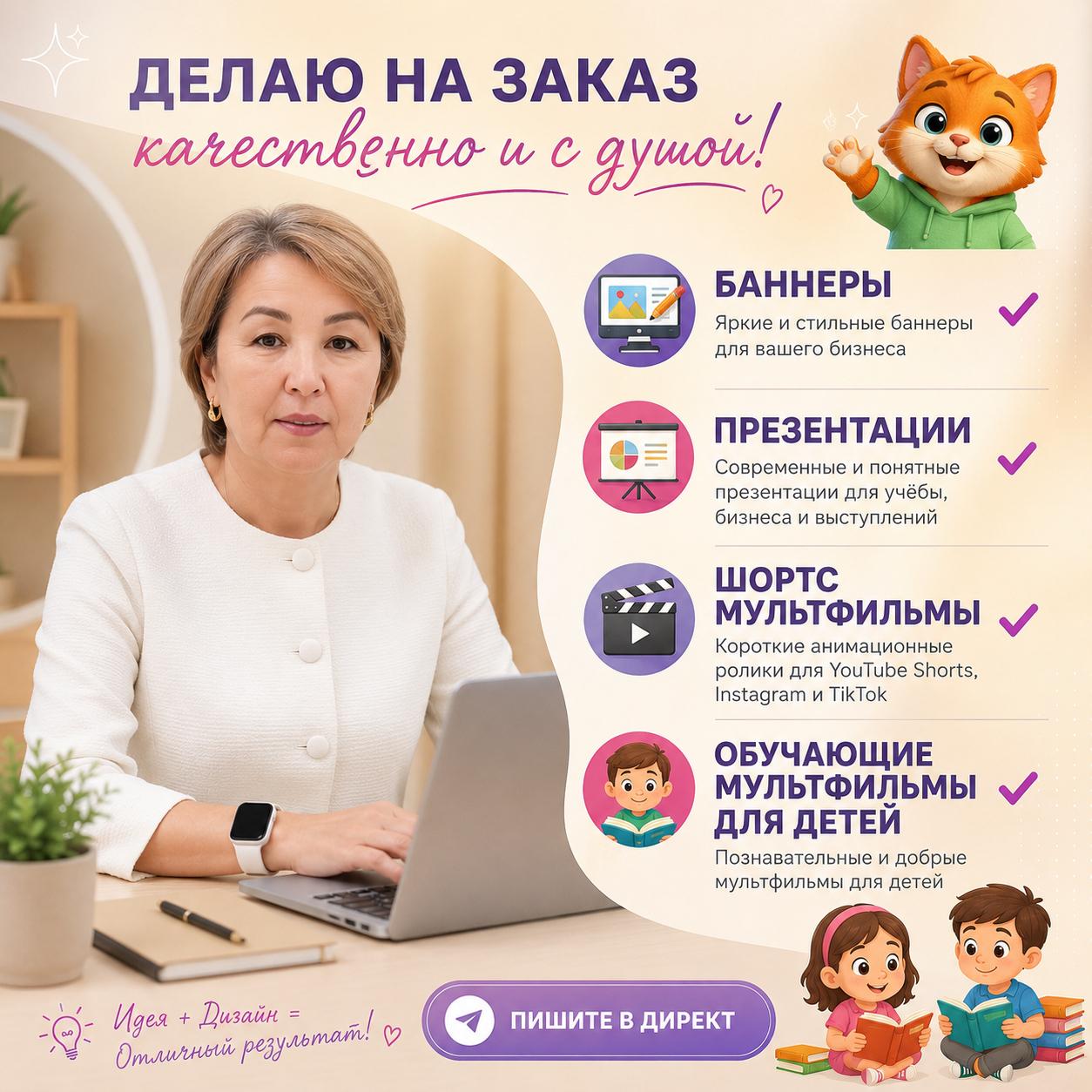 Создание баннеров для Instagram, WhatsApp и бизнеса