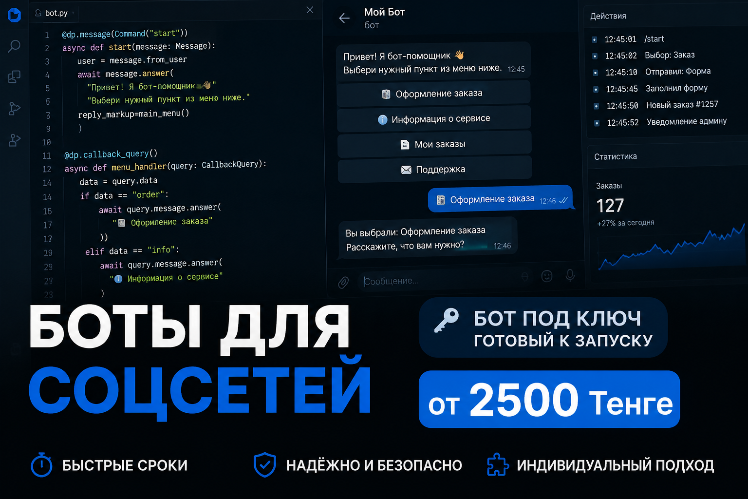 Создам бота для вашего бизнеса