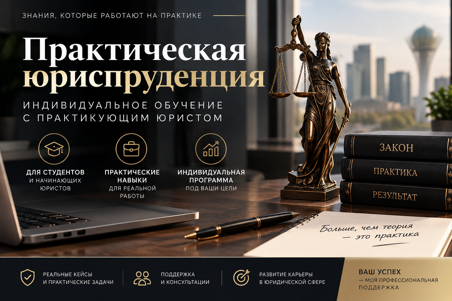 Практическое обучение юриспруденции | Индивидуальные занятия с практикующим юристом